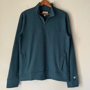 Pact Quarter Zip Pullover Men's Sz Medium Organic Cotton